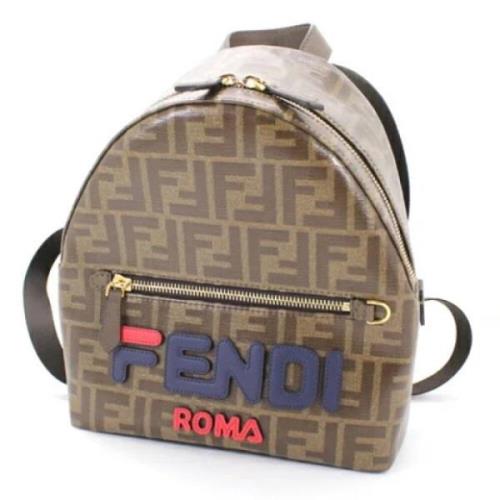 Pre-owned Stof fendi-tasker