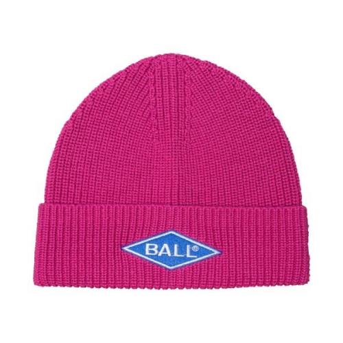 Cool Broderet Beanie Tilbehør Very Berry