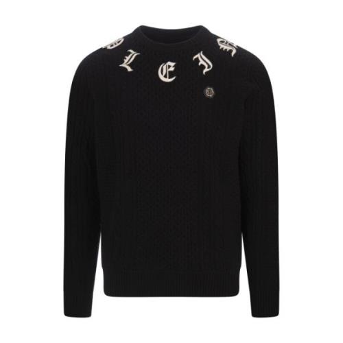 Sort Uld Cashmere Crew-Neck Sweater