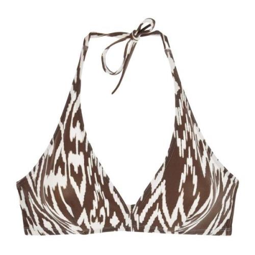 Grafisk Print Bralette Bikini Top