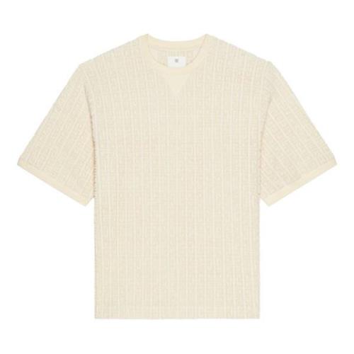 Beige T-shirts og Polos med 4G Mønster