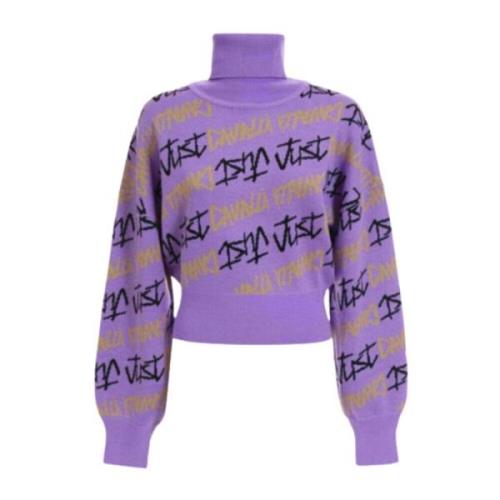 Script Logo Jacquard Sweater