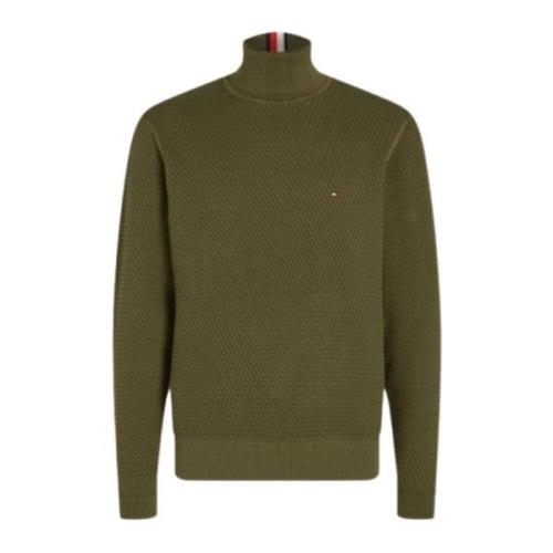 2 Tone Roll Neck Sweater