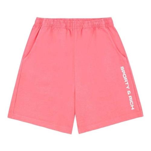 Logo Gym Shorts Bomuld Hvid