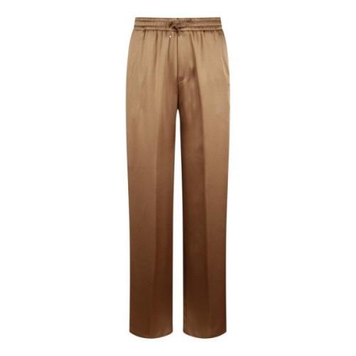 Satin Wide Leg Trousers