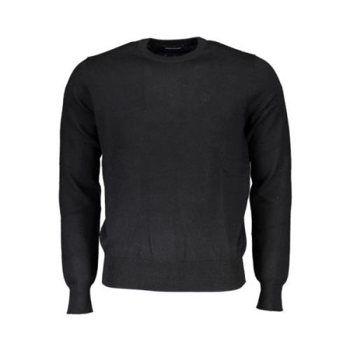 Luksus Sort Crew Neck Sweater