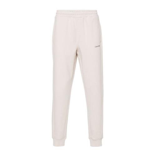 Beige Sweatpants Komfort Fit Snørelukning i taljen