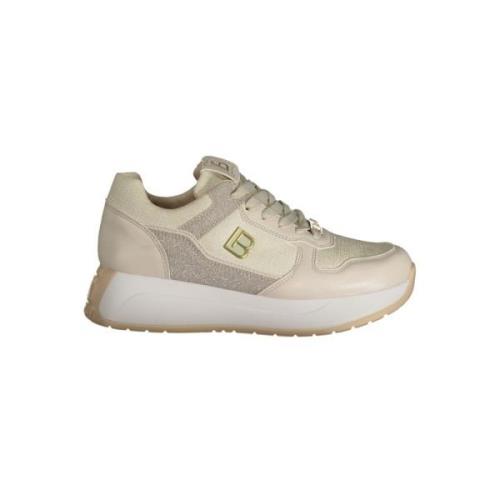 Beige Sneaker med Kontrastdetaljer