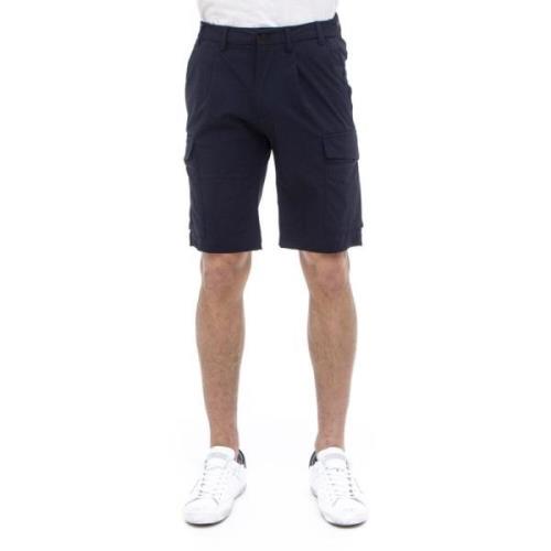 Stretch Tech Bermuda Shorts Blå