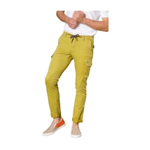 Slim Fit Cargo Bukser Lime Grøn