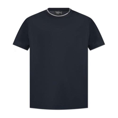 T-shirt med broderet logo