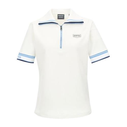 Kortærmet Polo Shirt Lys Elfenben