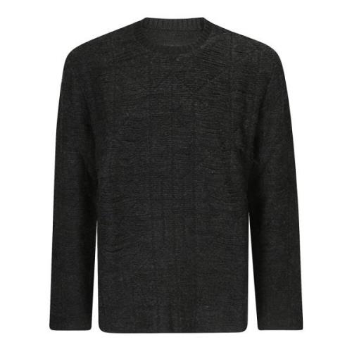 Slidt Strik Crew-Neck Sweater