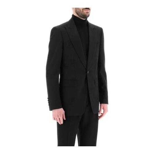 Slim Cut Jacquard Tuxedo Jacket