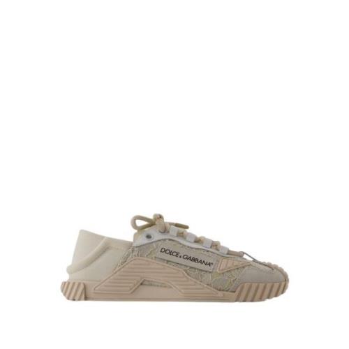 Lyserød Nylon Lavtop Sneakers