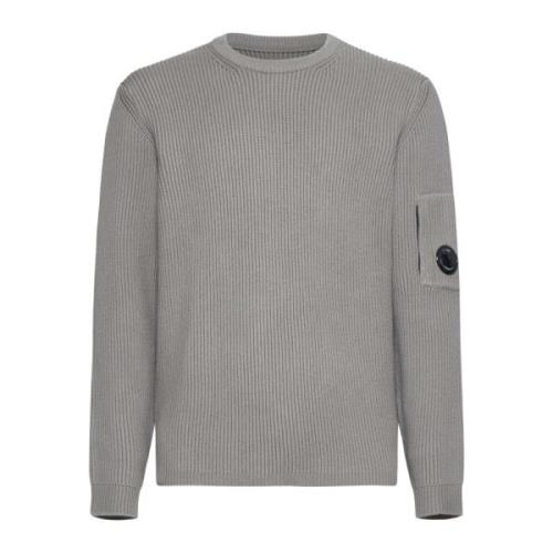 Khaki Ribstrikket Sweater