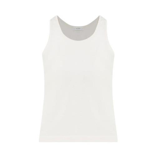 Hvid Tank Top Elegant Stil