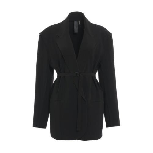 Sort Enkeltknap Blazer AW24