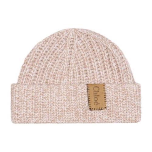 Neutral Ribbed Beanie Hat