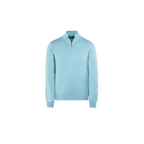 Sea Island Cotton Half-Zip Sweater