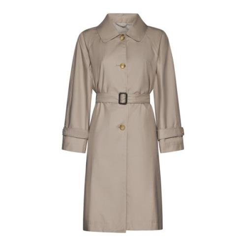 Beige Trench Coat med Taljebælte