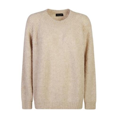 Beige Sweaters til Mænd og Kvinder