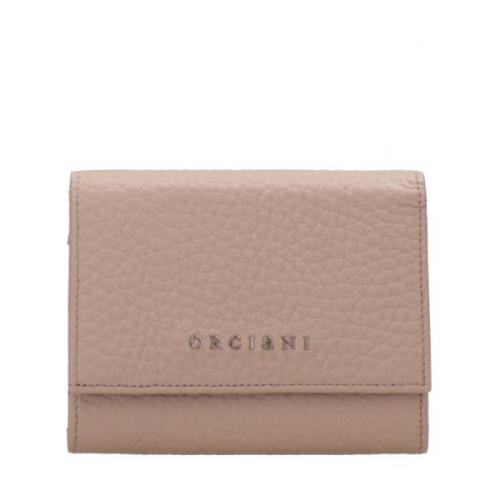 Grained Leather Envelope Wallet with RFID