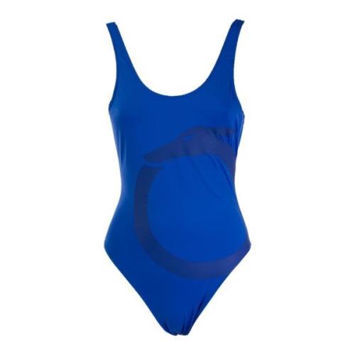 Grafisk Print One-Piece Badedragt