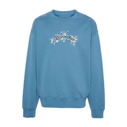 Blomsterprint Crew Neck Sweater