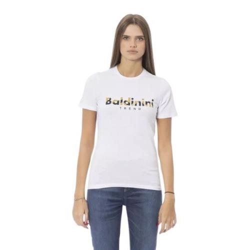 Frisk Hvid Bomuld Trend T-Shirt