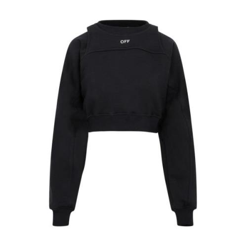 Sort Bomuldssweater AW23