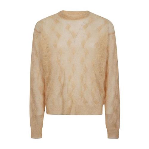 Beige Crew Neck Sweater