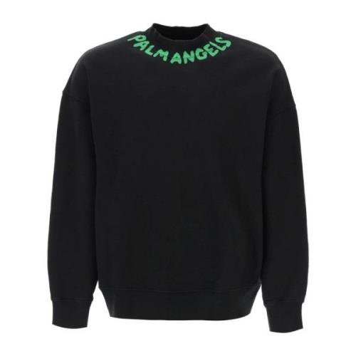 Fluorescerende Grøn Logo Sweatshirt