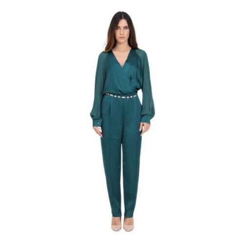 Elegant Grøn Jumpsuit til Kvinder