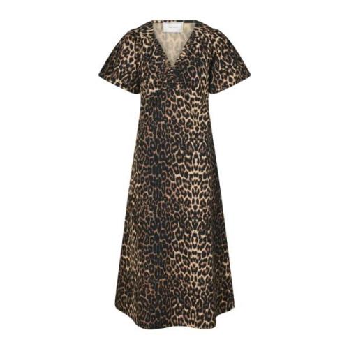 Leopard Print Kjole Illana Stil