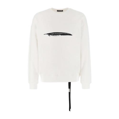 Afslappet Stil Sweatshirt