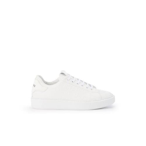 Vintage Tennis Style Hvide Sneakers