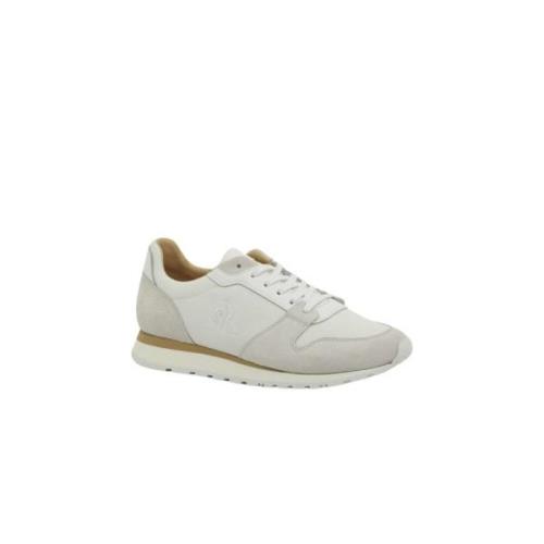 Beige Hvid Nylon Sneakers