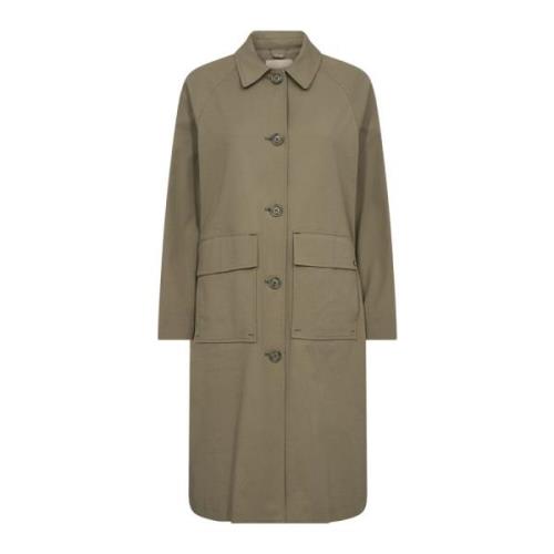 Quiltet Trench Coat Jakke Mermaid