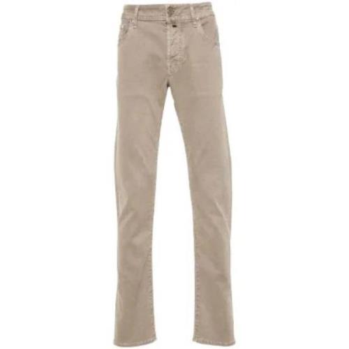 Slim Fit Brun Jeans