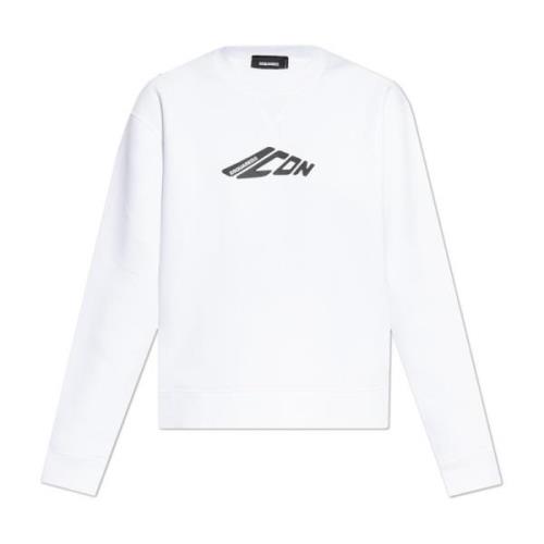 Sweatshirt med logo