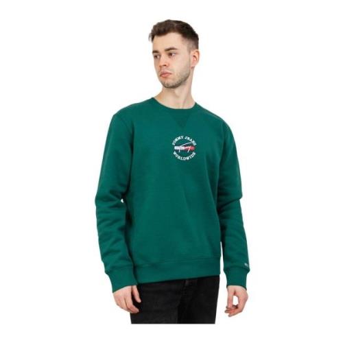 Herre Grøn Sweatshirt Regular Fit