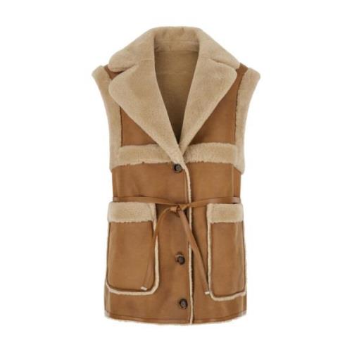 Merino Look Beige Coat