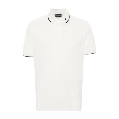 Stribet Kant Logo Polo Skjorte