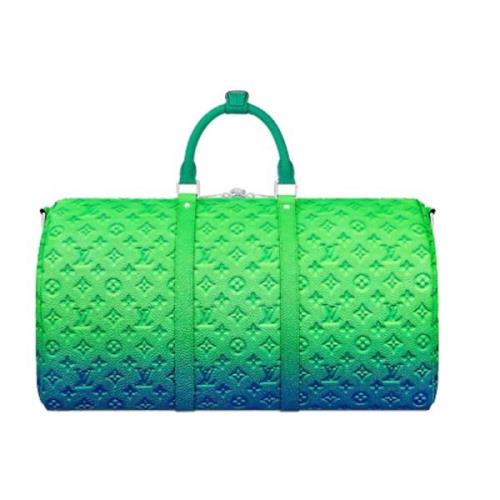 Keepall Taurillon Illusion Green Taske