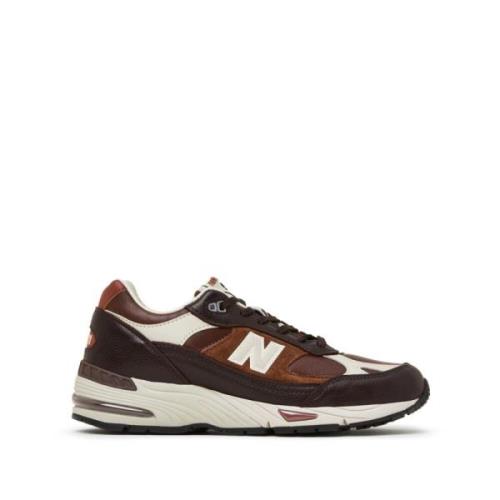 991 French Roast Brune Læder Sneakers