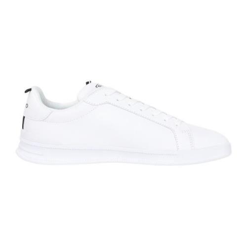 Hvide Casual Sneakers med Side Logo