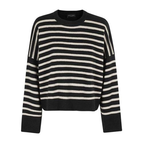 Stribet Crew Neck Sweater