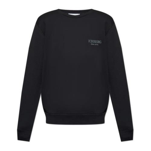 Sweatshirt med logo