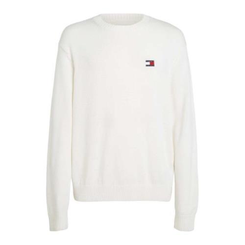 Hvid Uldblanding Sweater